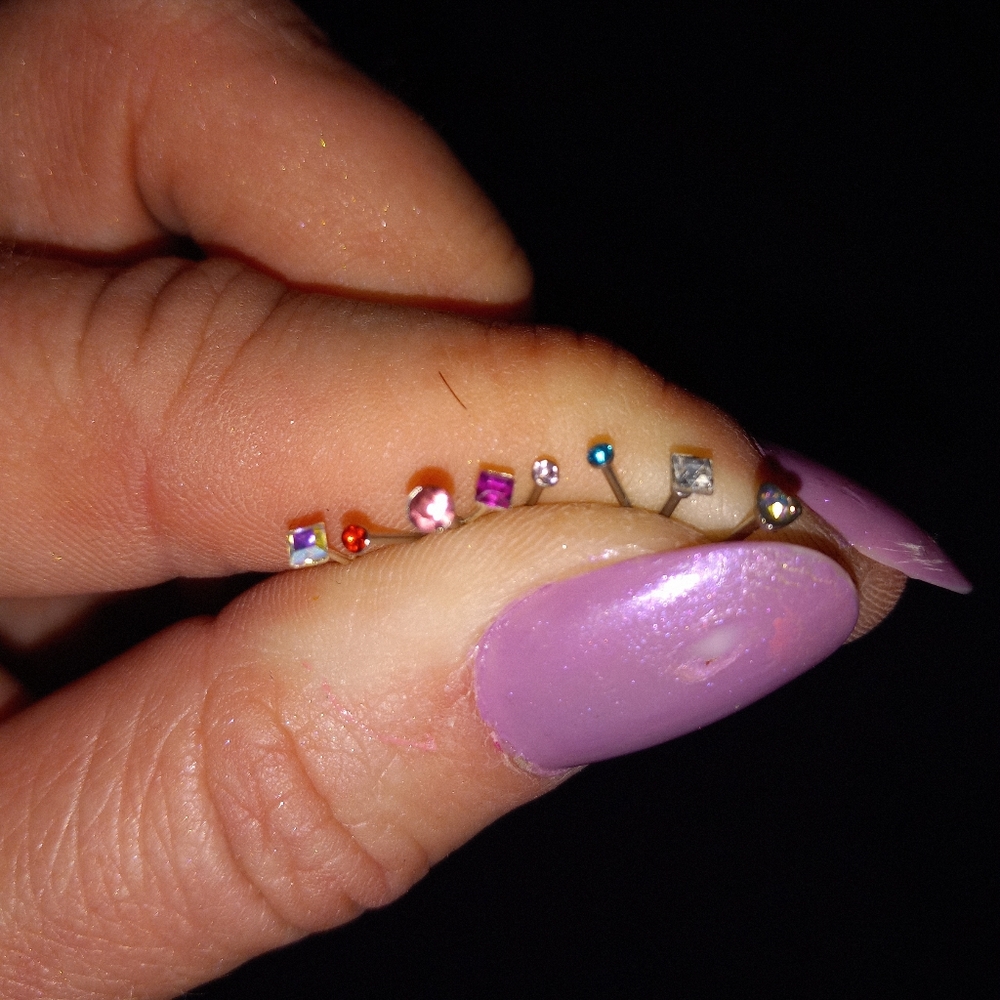 Nose rings - Bone style